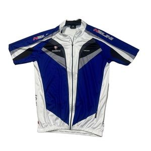 Nalini Mens Size XL Cycle Jersey Shirt Pro Cycle Pockets Full Zip